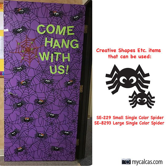 SHAPES ETC. Spider Cut-Out Large Single Color