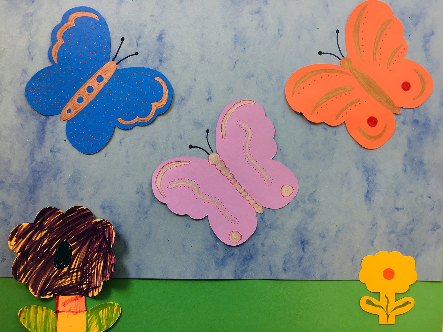 SHAPES ETC. Butterfly Assorted Color Creative Cut-Outs- 3"