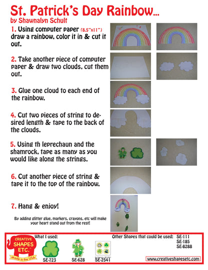 SHAPES ETC. Mini Notepad - Shamrock