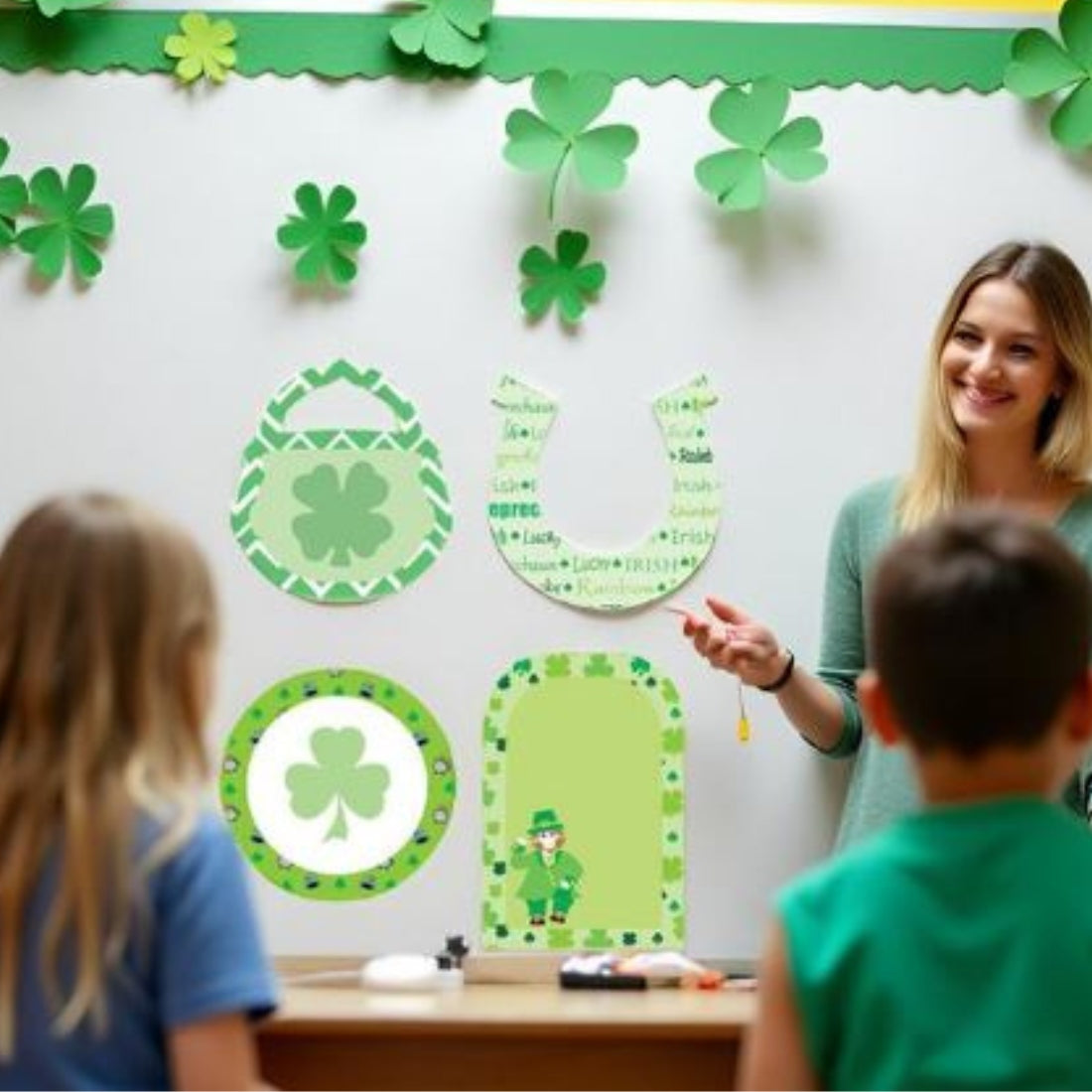 SHAPES ETC.  Large Cardstock Accents - St. Patty's Variety Pack