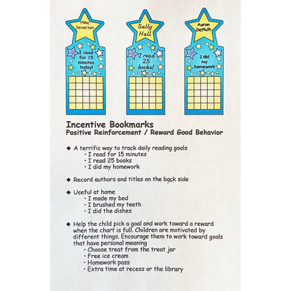 SHAPES ETC. Personal Incentive Chart - Star