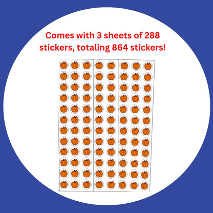 SHAPES ETC. Incentive Stickers - Pumpkin