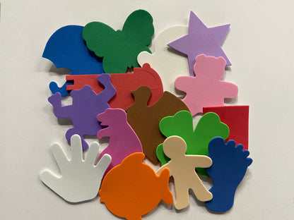 SHAPES ETC. Small Adhesive Assorted Pack Creative Foam Cut-Outs