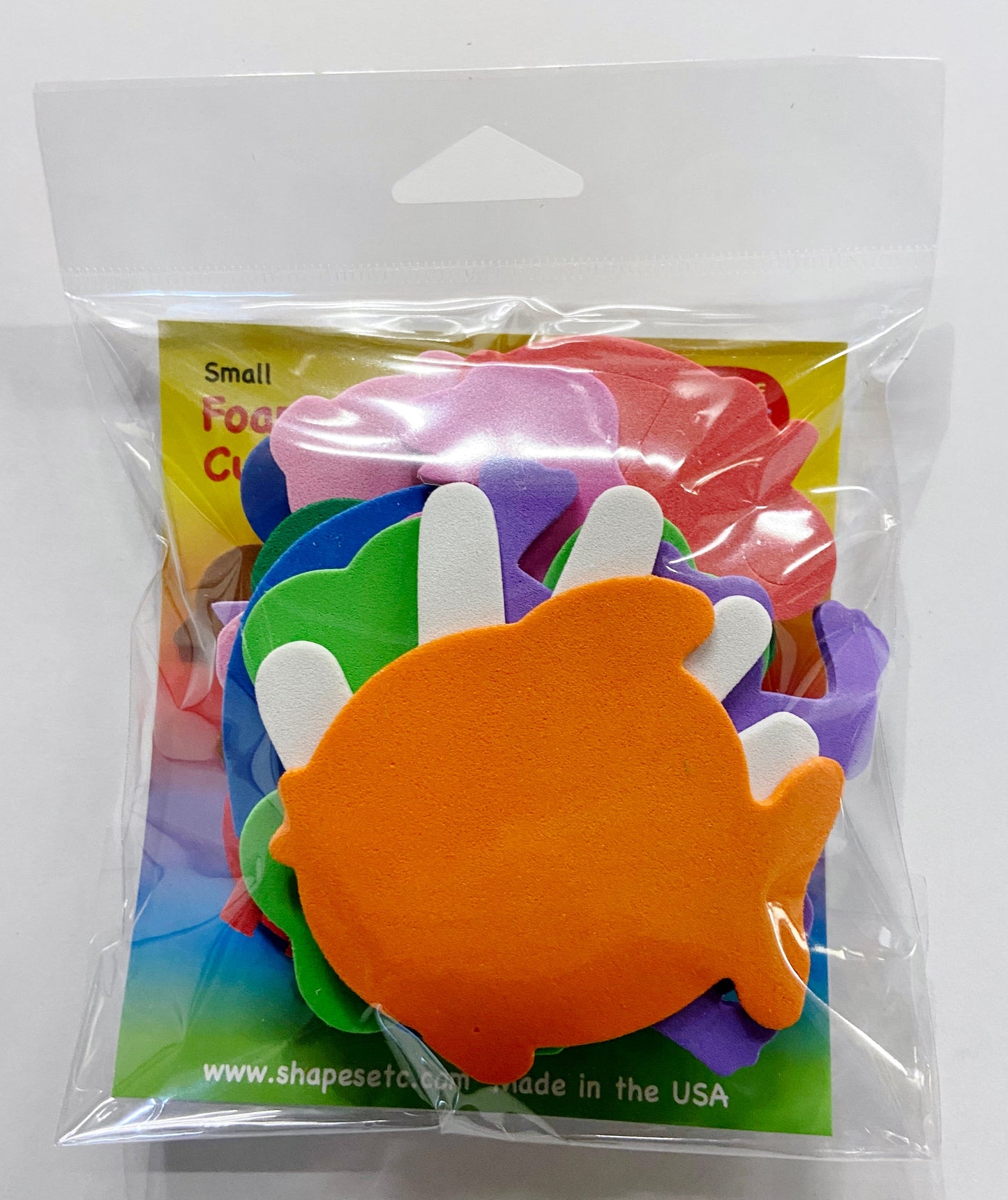 SHAPES ETC. Small Adhesive Assorted Pack Creative Foam Cut-Outs