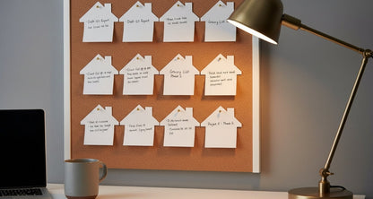 SHAPES ETC. Sticky Shape Notepad - House