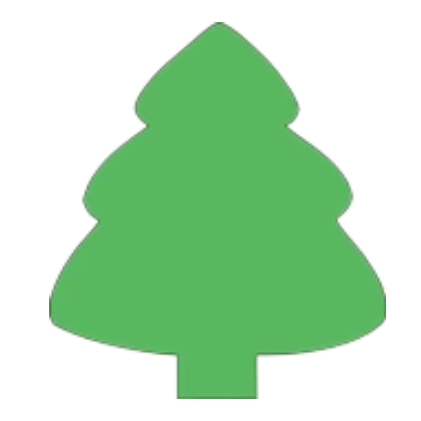 SHAPES ETC. Sticky Shape Notepad - Evergreen Tree