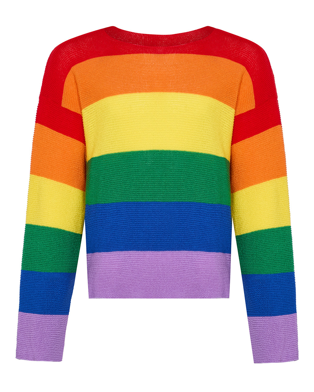Striped Dropped Shoulder Top PRIDE Edition
