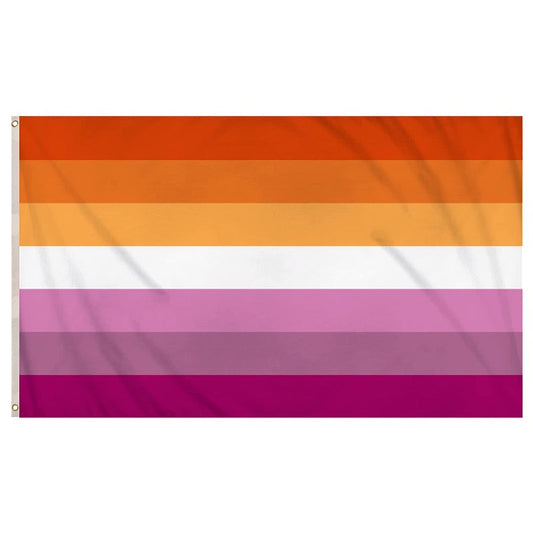 Sunset Lesbian Pride Flag (5ft x 3ft)