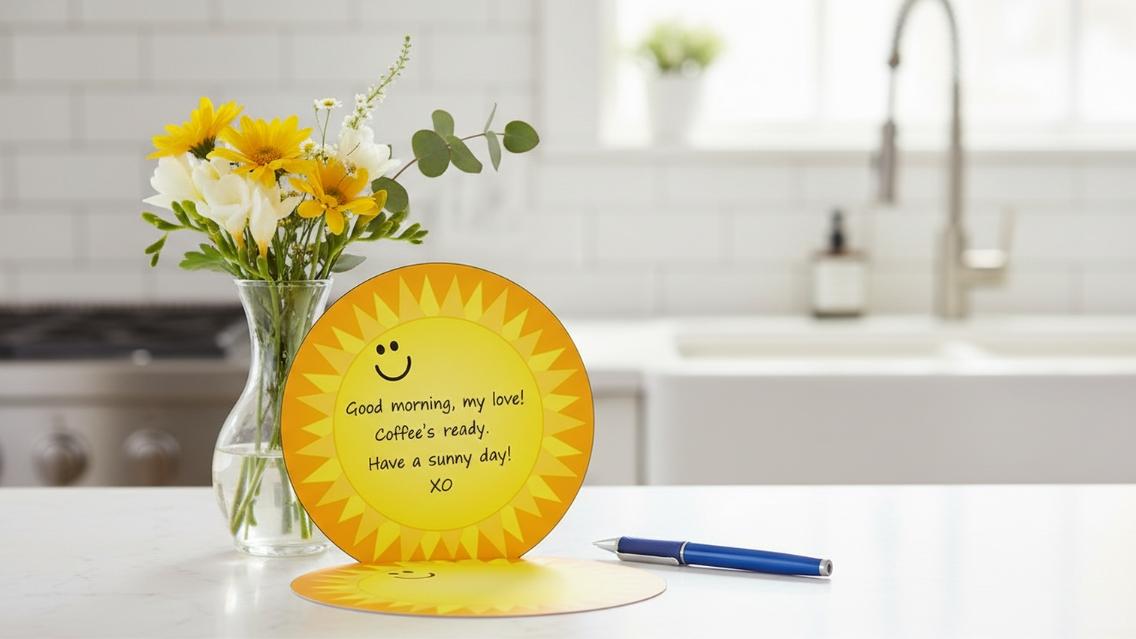 SHAPES ETC. Sunshine Large Notepad -50 sheets