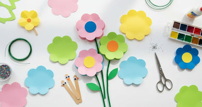 SHAPES ETC. Flower Single Color Super Cut-Outs- 8” x 10”