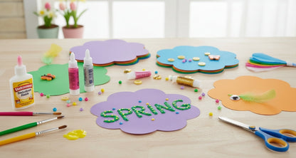SHAPES ETC. Flower Single Color Super Cut-Outs- 8” x 10”