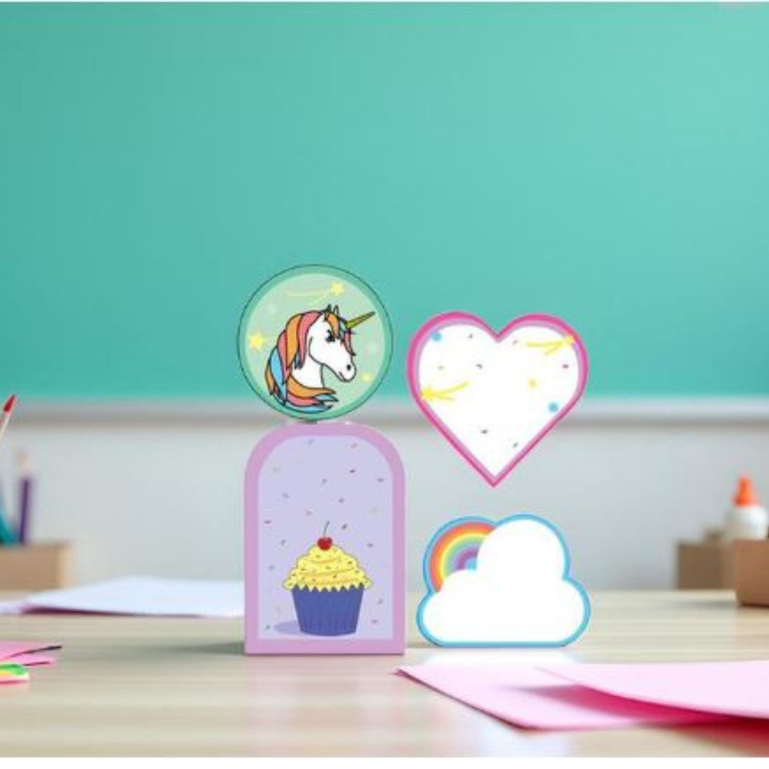 SHAPES ETC. Large Cardstock Accents - Sweetheart's Day Variety Pack