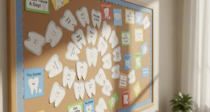 SHAPES ETC. Large Single Color Creative Cut-Out - Tooth