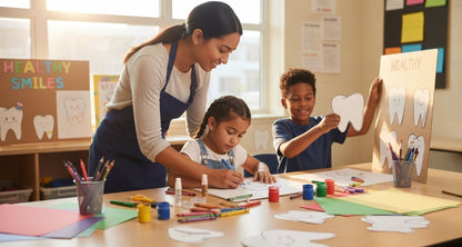 SHAPES ETC. Small Single Color Creative Foam Cut-Outs - Tooth
