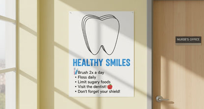 SHAPES ETC. Large Single Color Creative Cut-Out - Tooth