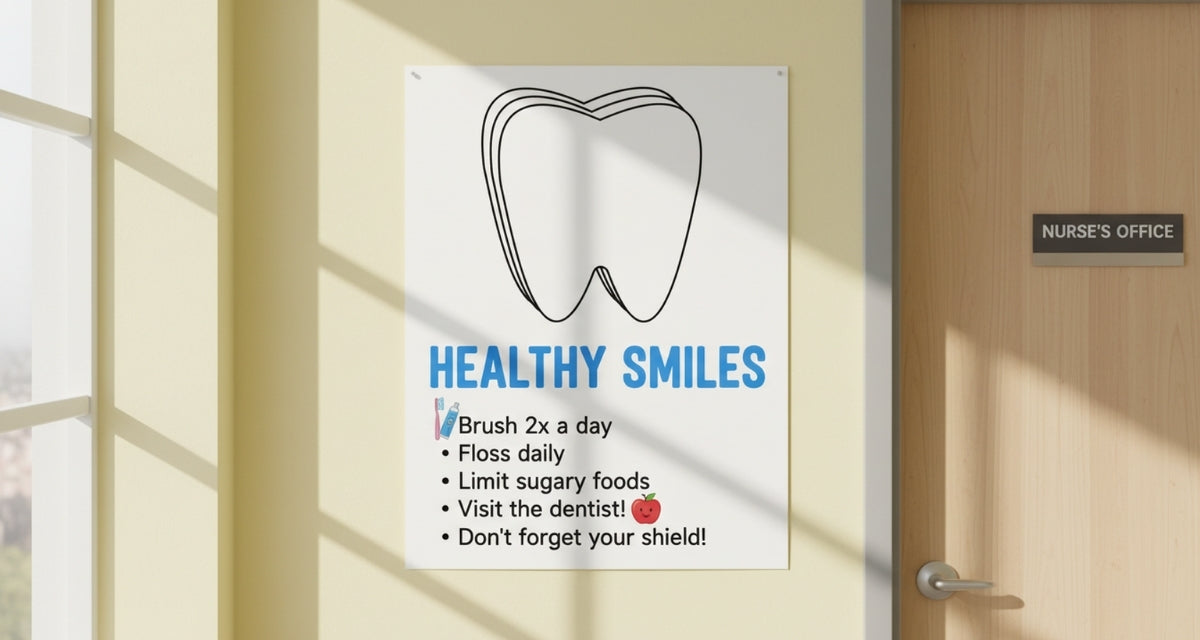 SHAPES ETC. Large Single Color Creative Foam Cut-Outs - Tooth