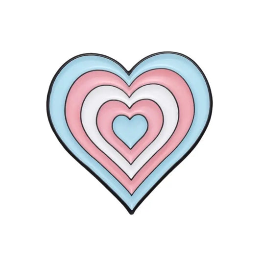 Trans Heart Pin