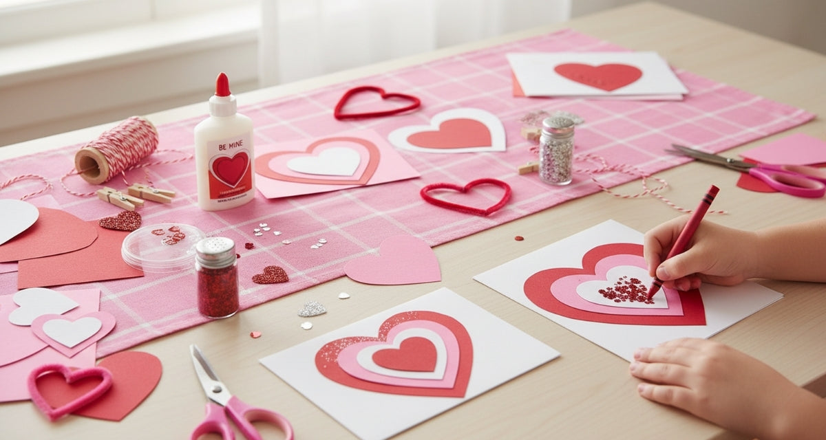 SHAPES ETC.Medium Open Heart Tri-Color Creative Cut-Outs- 4" x 3.75"