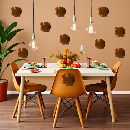 SHAPES ETC. Large Single Color Cut-Out - Turkey