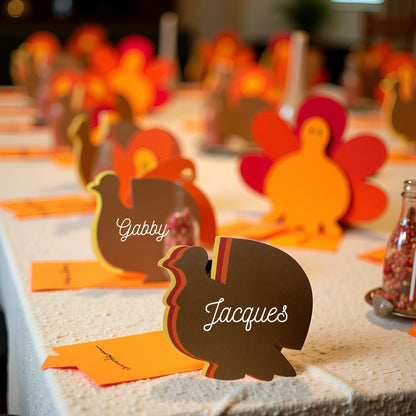 SHAPES ETC. Large Single Color Creative Foam Cut-Outs - Turkey