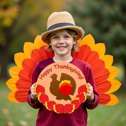 SHAPES ETC. Large Single Color Creative Foam Cut-Outs - Turkey