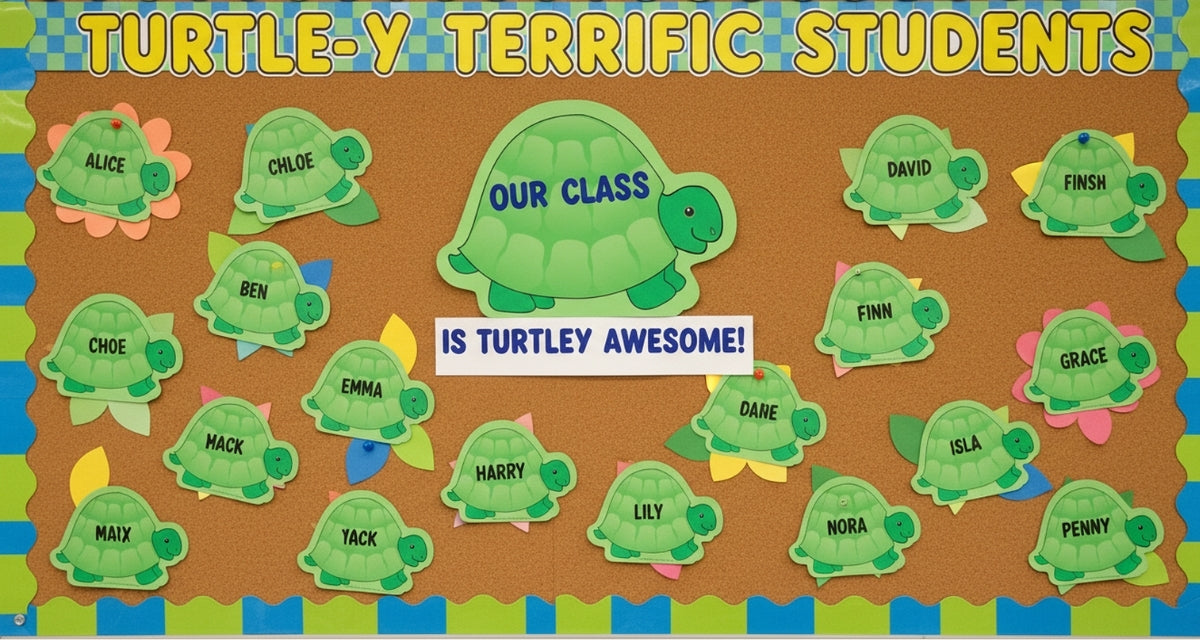 SHAPES ETC.  Notepad - Turtle