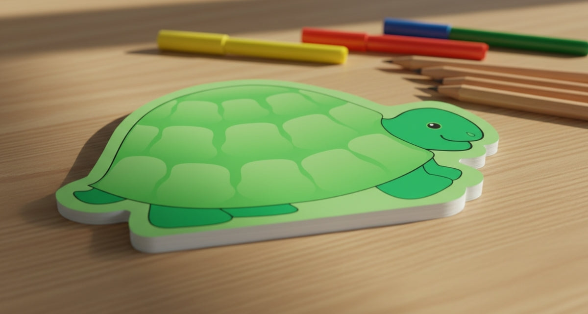 SHAPES ETC.  Notepad - Turtle
