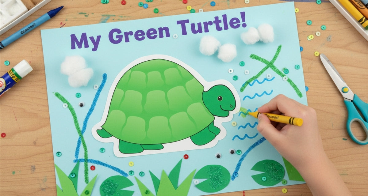 SHAPES ETC. Mini Notepad - Turtle