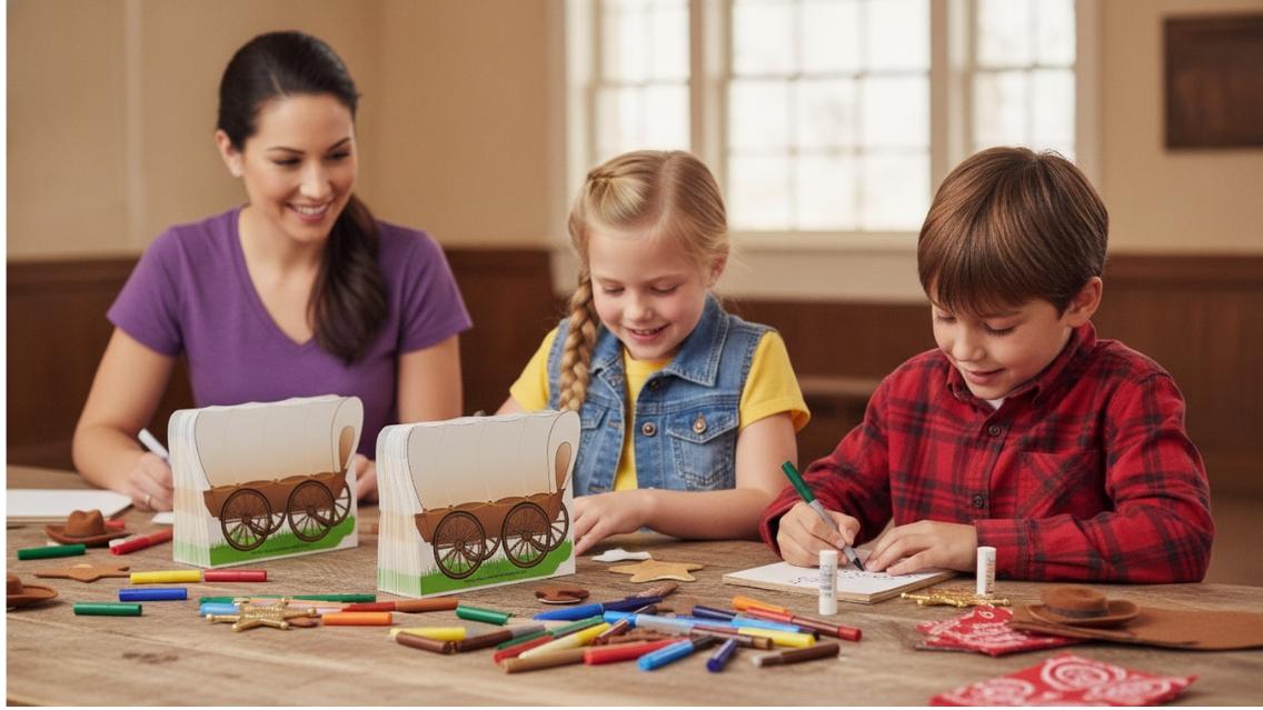 SHAPES ETC. Large Notepad - Conestoga Wagon