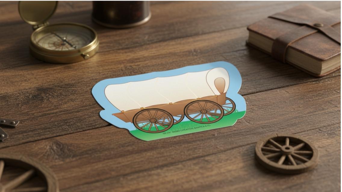 SHAPES ETC.SHAPES ETC. Mini Notepad - Conestoga Wagon