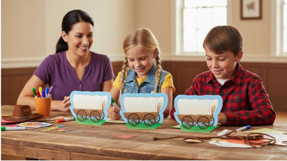 SHAPES ETC.SHAPES ETC. Mini Notepad - Conestoga Wagon