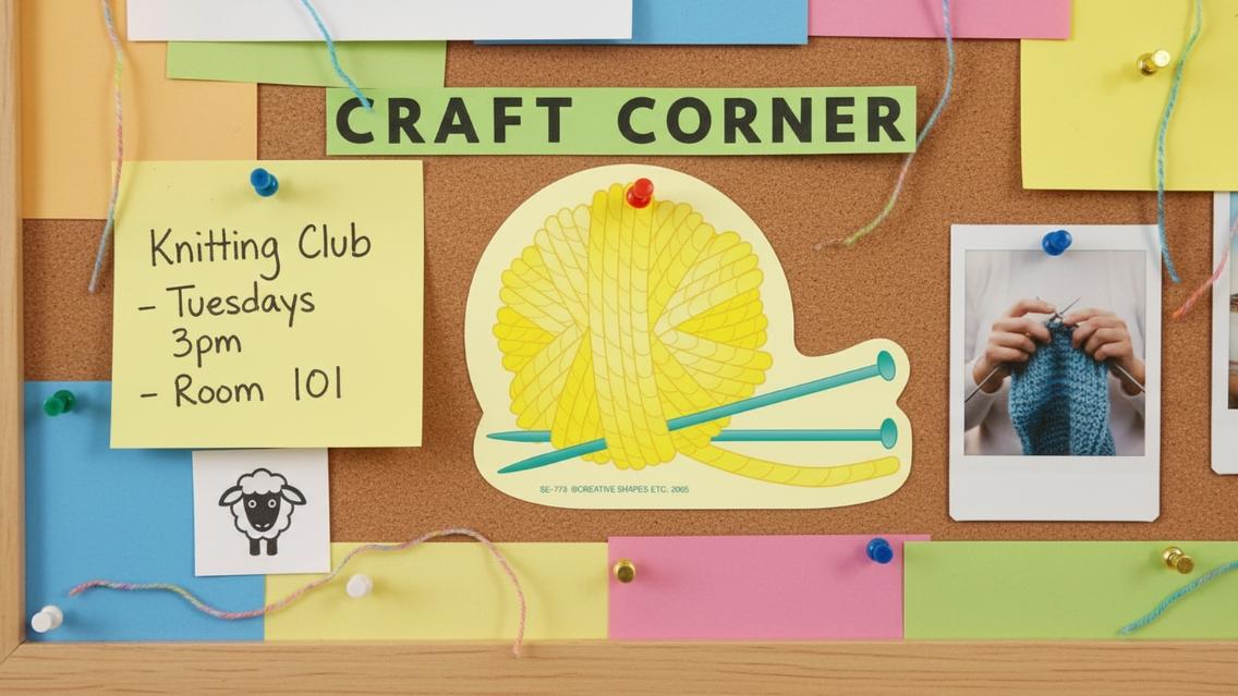 SHAPES ETC. Mini Notepad - Yarn