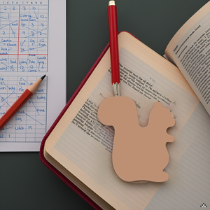 SHAPES ETC. Sticky Shape Notepad - Squirrel