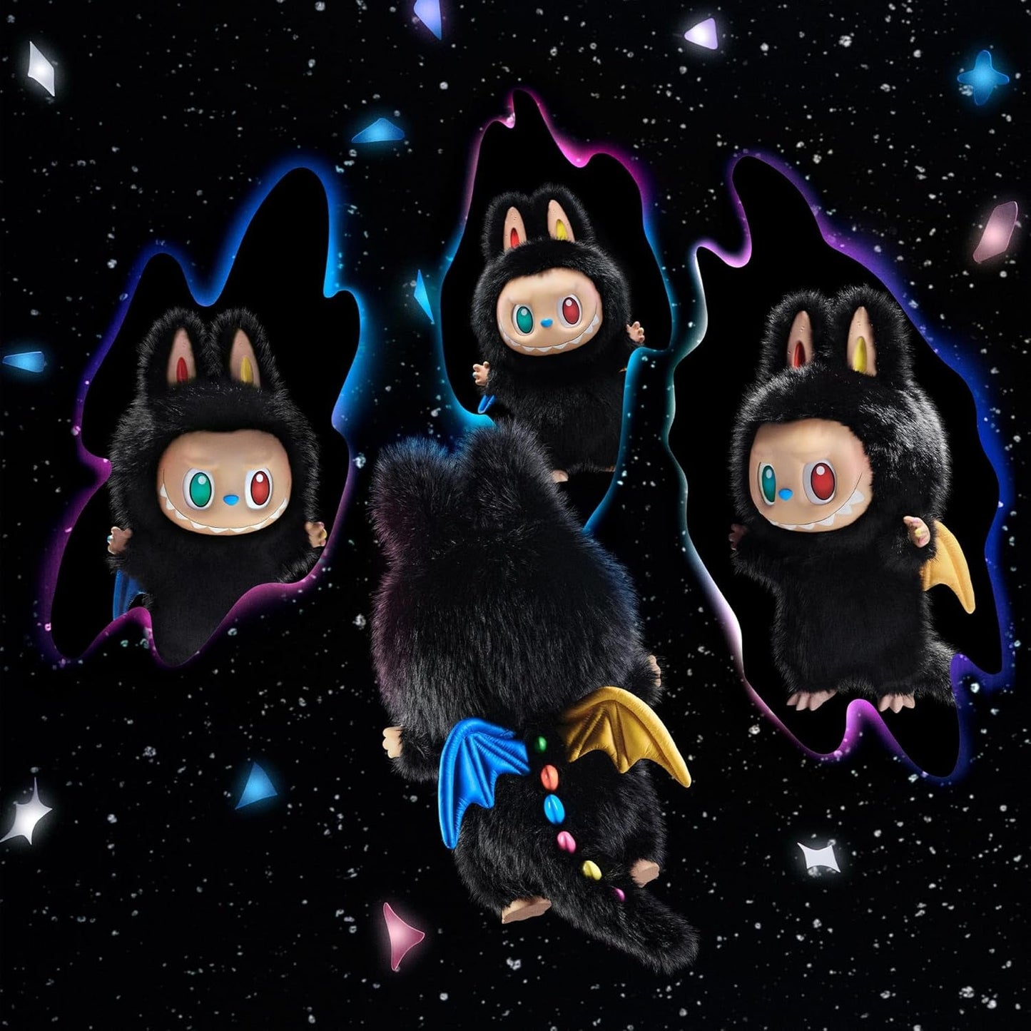 POP MART the Monsters 10Th Anniversary Series-Zimomo Vinyl Plush Doll, Big LABUBU Doll, Collectible Decoration Holiday Birthday Gift for Kids Adults