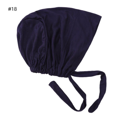 Adjustable Cotton Under Scarf Cap - Breathable Anti-Slip Headband Base for Hijab (MH125)