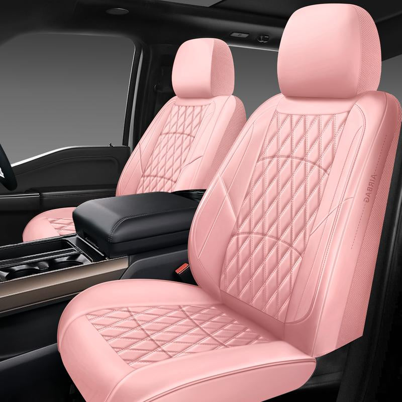 Leather Car Seat Covers,Universal Fit for Most Cars,Suvs and Sedans,Waterproof Luxury Leatherette Cushions, 5 Seats Protectors
