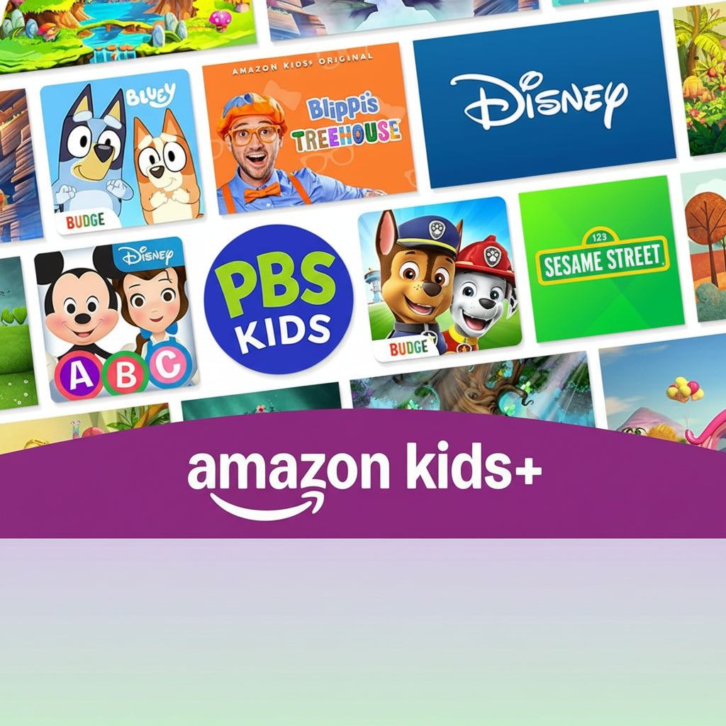 Amazon Fire 7 Kids Tablet, Ages 3-7. Top-Selling 7" Kids Tablet on Amazon. Includes Ad-Free and Exclusive Content, Easy Parental Controls, 10-Hr Battery, 16 GB, Blue