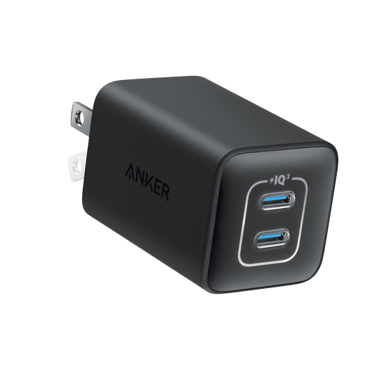 Anker 523 Nano 3 47W charger with compact design and USB-C port, shown in the image on a plain background.