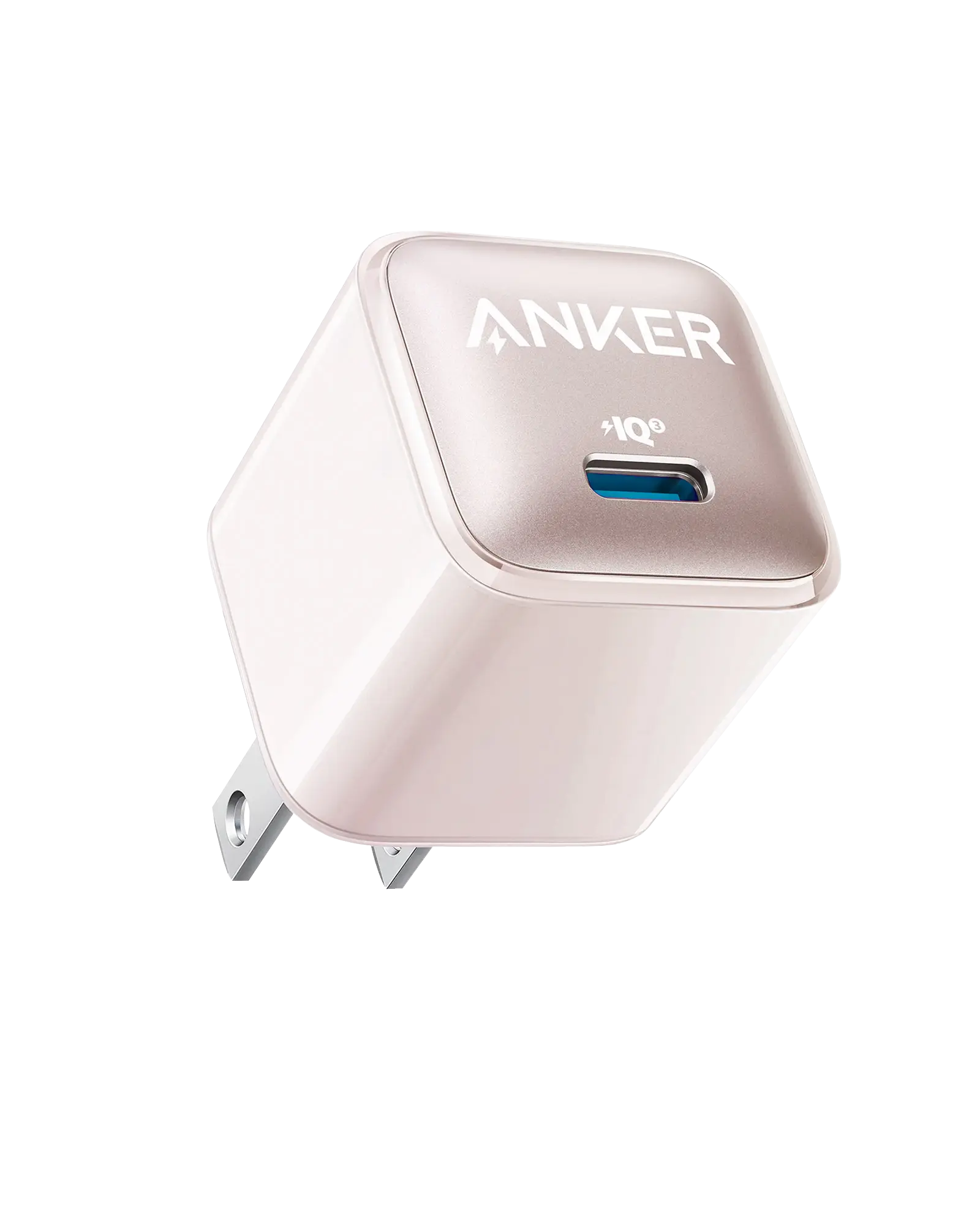 Anker Nano 20W charger in black, compact and portable charging device with USB-C port for fast power delivery.