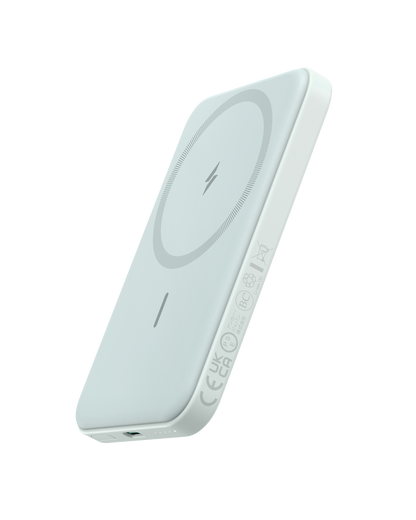 Anker 621 MagGo Magnetic Battery charging device in interstellar gray, designed for portable wireless charging.