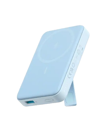 Anker 633 Magnetic Battery charger in interstellar gray, compact and portable with magnetic charging capabilities.