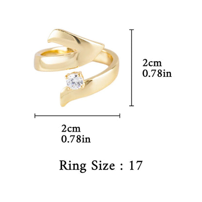 Artisan Asymmetric Diamond Ring Edgy Glamour for Standout Moments (MAC282)