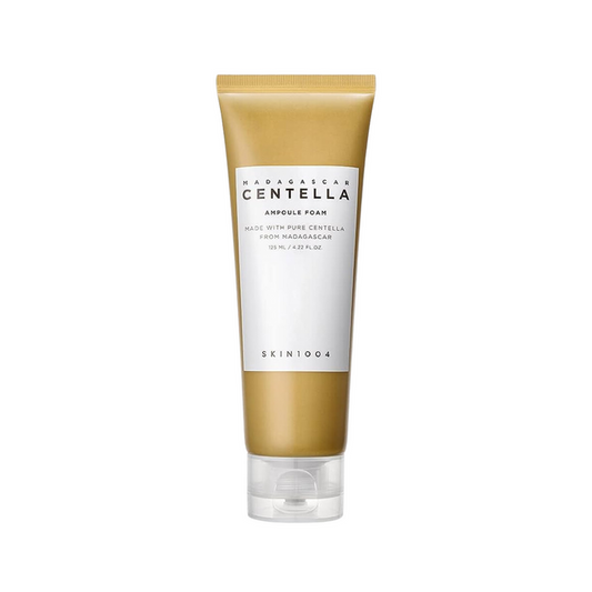 SKIN1004 Madagascar Centella Ampoule Cleanser Foam in a pump bottle, gentle face cleanser for sensitive skin, natural skincare product