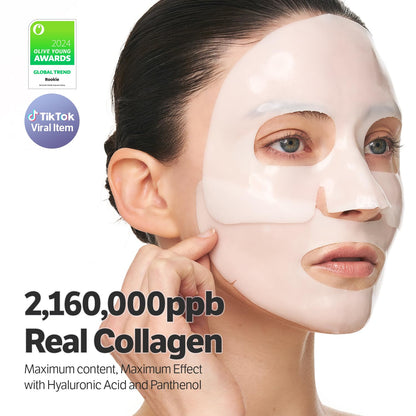 Sungboon Editor Deep Collagen Hyalu-B5 Hydrating Face Mask by AsiaBeautyMall showing the soothing mask in its packaging.