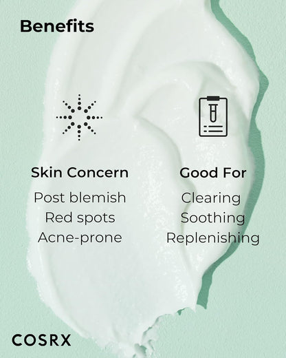 Cosrx Centella Blemish Cream moisturizer from AsiaBeautyMall, with soothing centella extract for skin blemish treatment.