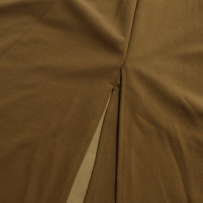 Asymmetric Cape Gown with Back Slit(MS216)