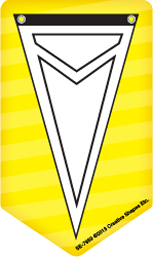 SHAPES ETC. Mini Notepad - Sport Pennant