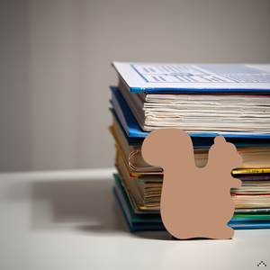 SHAPES ETC. Sticky Shape Notepad - Squirrel