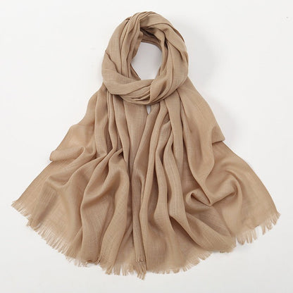 Bamboo Cotton Hijab Scarf(MH208)