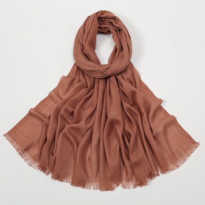 Bamboo Cotton Hijab Scarf(MH208)